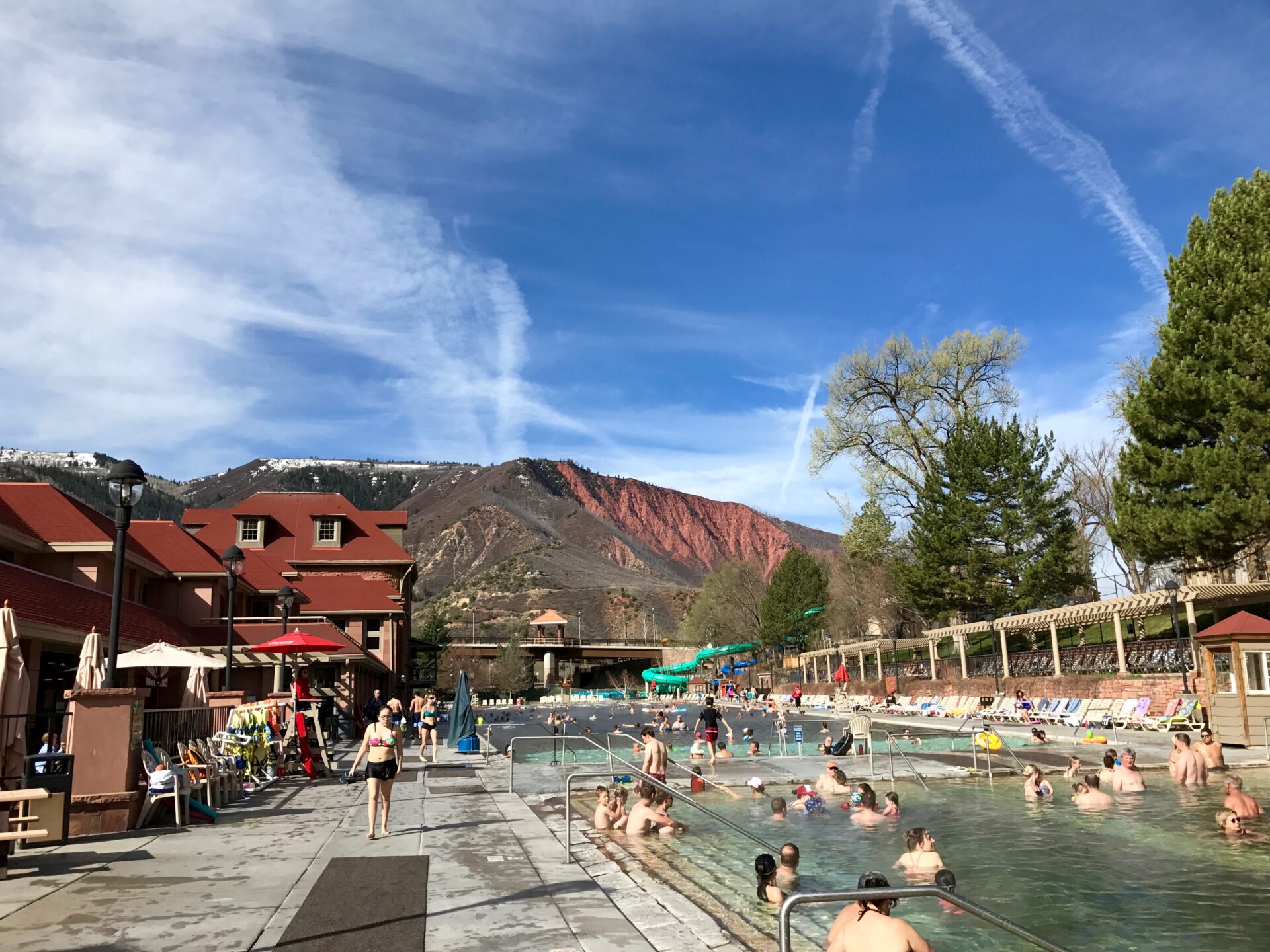 Glenwood Hot Springs In Glenwood Colorado Sweet Leisure   View Of Glenwood Hot Springs Pools 