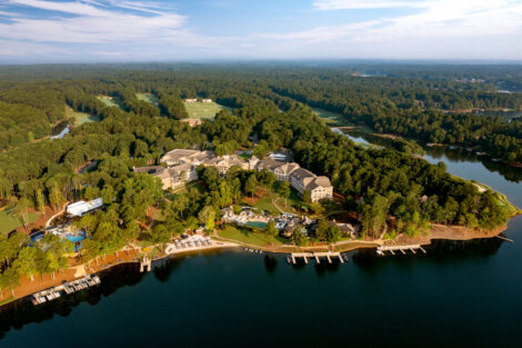Aerial view of The Ritz Carlton Reynolds, Lake Oconee
